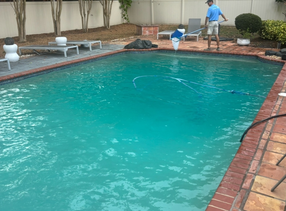 Pool after cleaning
